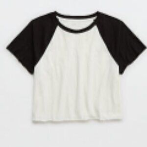 Aerie Cropped Raglan T-Shirt